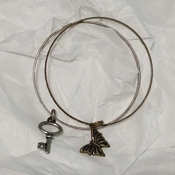 Silver / Gold Bracelet Set - Picture 1 of 5